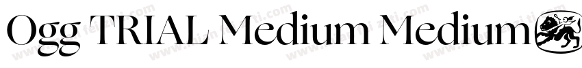Ogg TRIAL Medium Medium字体转换